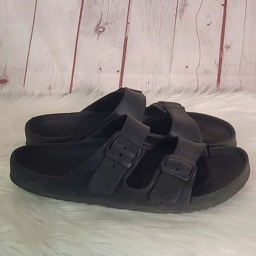 Birkenstock Gizeh Essentials Sandal Black Mens Size 45 / US 12 290 NEEDS REPAIR - Picture 6 of 16
